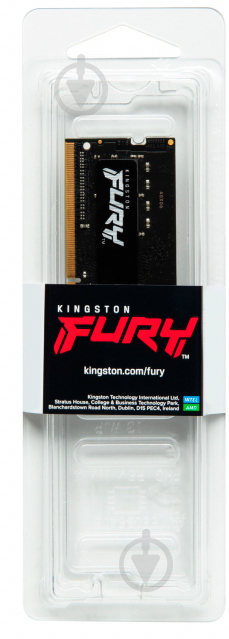 Оперативная память Kingston SODIMM DDR4 8 GB (1x8GB) 2666 MHz (KF426S15IB/8) Fury Impact - фото 4