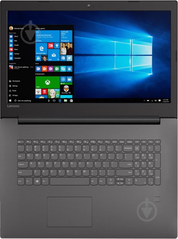 Ноутбук Lenovo IdeaPad 320-17IKB 17.3" (81BJ003HRA) onyx black - фото 6