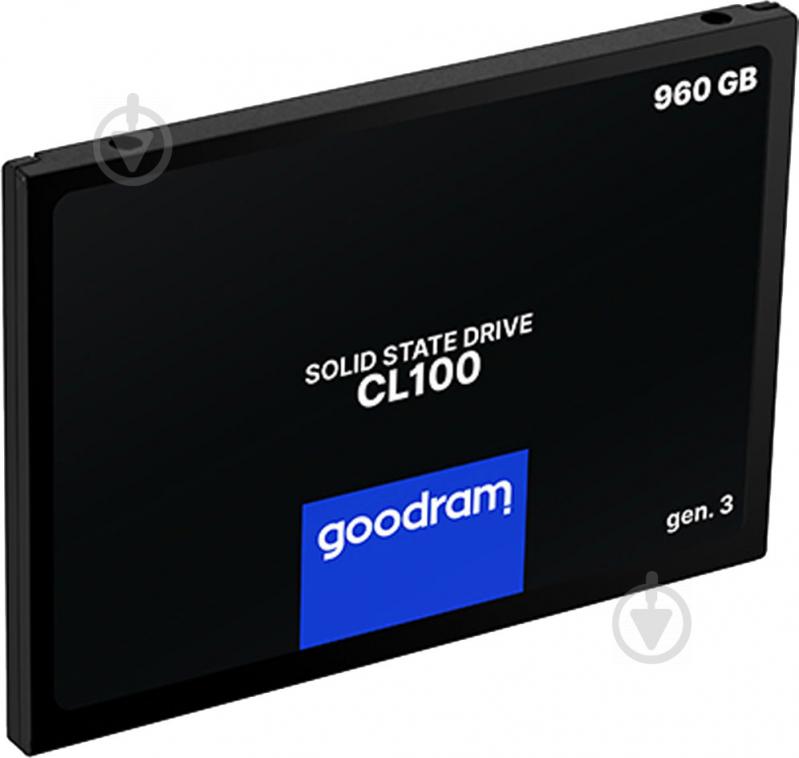 SSD-накопичувач Goodram CL100 960GB 2,5" SATA III 3D NAND (SSDPR-CL100-960-G3) - фото 1