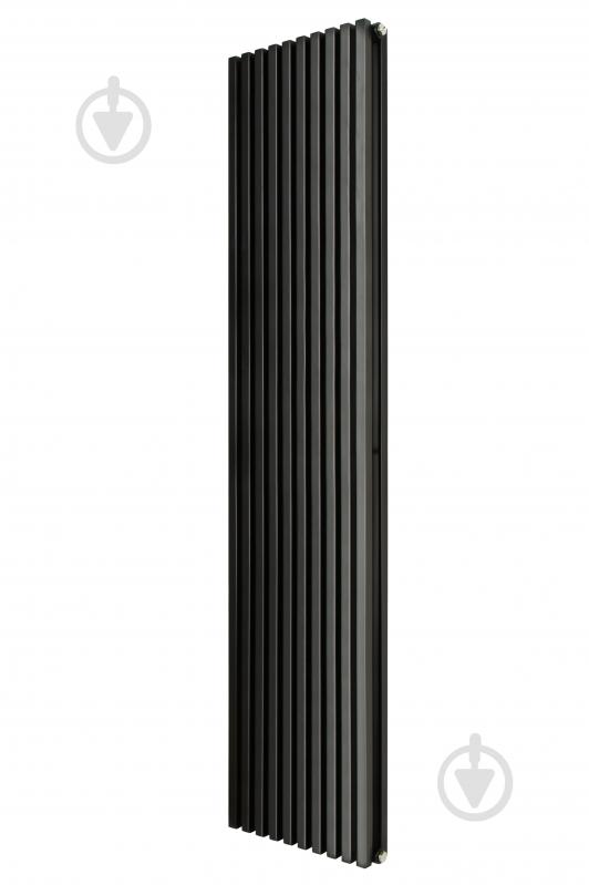 Радиатор стальной Betatherm дизайнерский Quantum 525x2000x79 мм Ral 9005M - фото 2