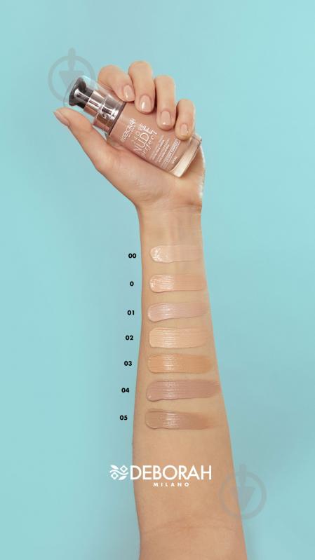 Тональна основа DEBORAH 24ORE Nude Perfect 3.1 Light Gold 30 мл - фото 2