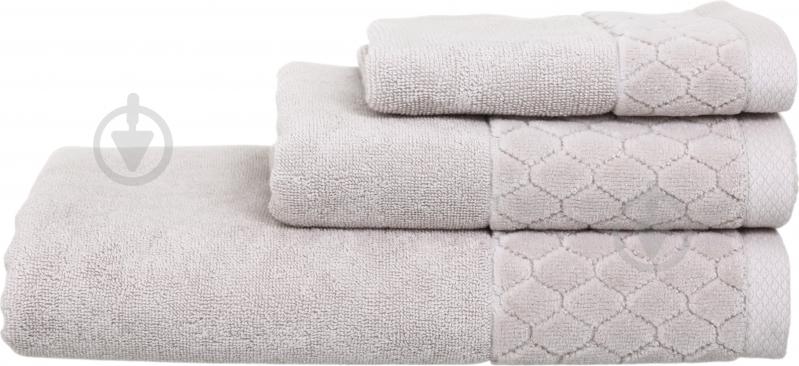 Рушник махровий VELOUR CELLS 50x90 см бежевий La Nuit - фото 1 Рушник махровий VELOUR CELLS 50x90 см бежевий La Nuit - фото 1