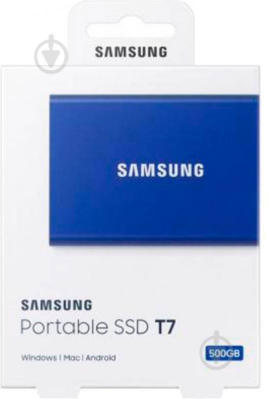 SSD-накопитель Samsung T7 500GB Portable USB 3.2 3D TLC (MU-PC500H/WW) - фото 7