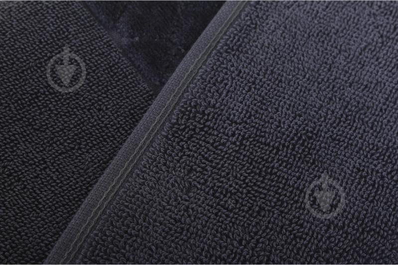 Полотенце махровое VELOUR CELLS 33x50 см антрацит La Nuit - фото 3