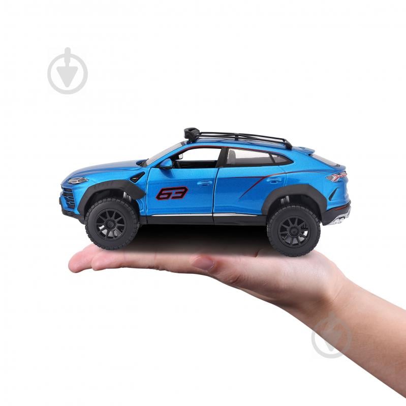 Автомодель Maisto 1:24 Lamborghini Urus 32533 met. blue - фото 5