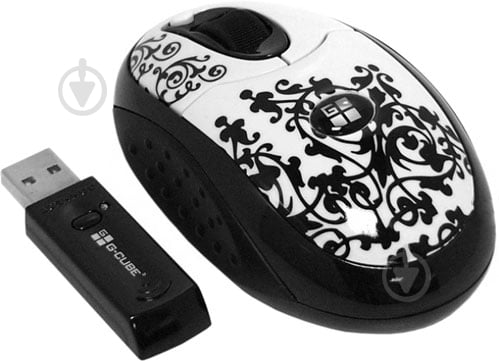Мышь G-Cube Endless Note G4BW-20EN black/white - фото 1