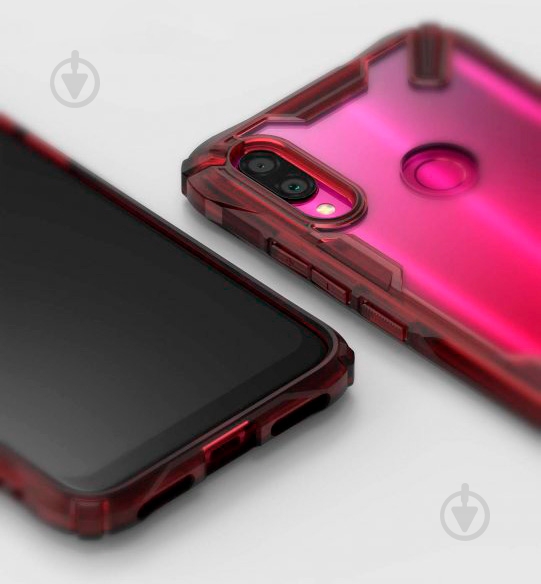 Чехол Ringke Fusion X Ruby Red для Xiaomi Redmi Note 7 - фото 5