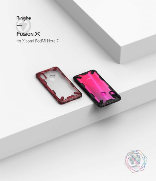 Чехол Ringke Fusion X Ruby Red для Xiaomi Redmi Note 7 - фото 7