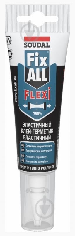 Клей-герметик SOUDAL FIX ALL FLEXI 125 мл белый - фото 1