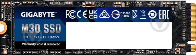 SSD-накопичувач Gigabyte 512GB M.2 PCI Express 3.0 x4 3D TLC NAND (GP-GM30512G-G) - фото 3