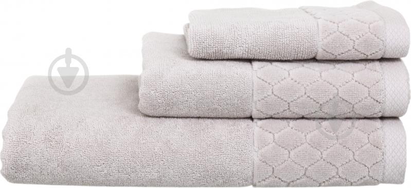 Полотенце махровое VELOUR CELLS 70x140 см бежевый La Nuit - фото 1 Полотенце махровое VELOUR CELLS 70x140 см бежевый La Nuit - фото 1