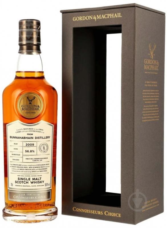 Виски Gordon & MacPhail Bunnahabhain Connoisseurs Choice 2009 0,7 л - фото 1 Виски Gordon & MacPhail Bunnahabhain Connoisseurs Choice 2009 0,7 л - фото 1