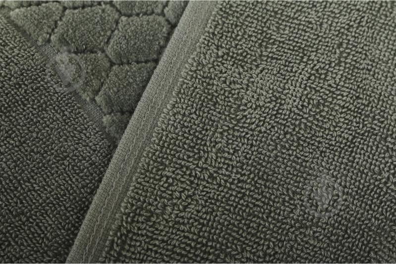 Рушник махровий VELOUR CELLS 70x140 см зелений La Nuit - фото 3