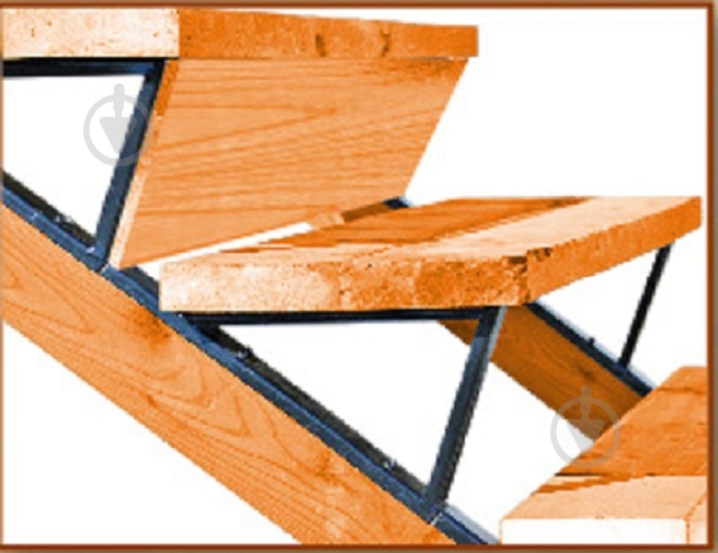 Каркас металлический для ступени 2 шт. - фото 2