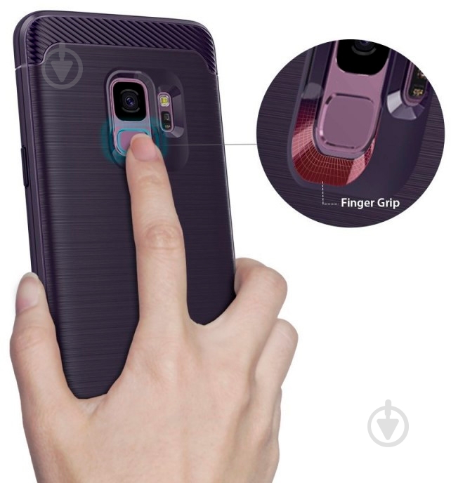 Чохол Ringke Onyx для Samsung Galaxy S9 Plum Violet (RCS4418) - фото 5