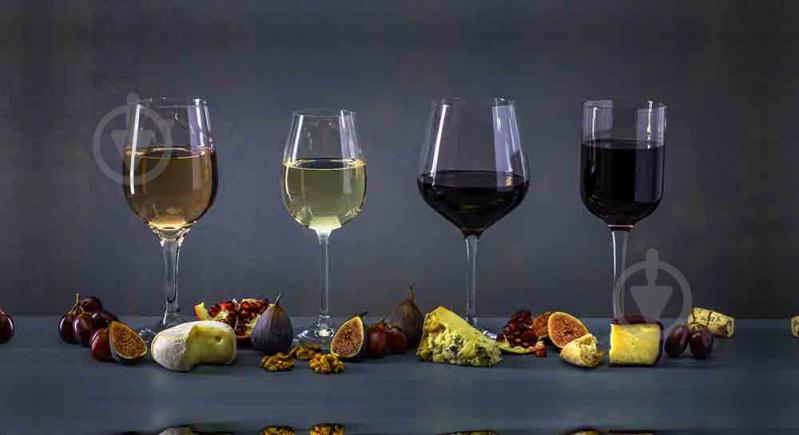 Репродукция AF Wine Glasses 255 натюрморт 50x100 см RozenfeldArt - фото 1