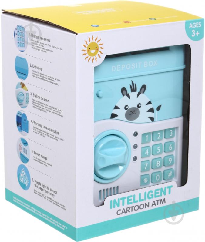 Сейф игровой Cartoon Mini голубой MX0225388 - фото 1