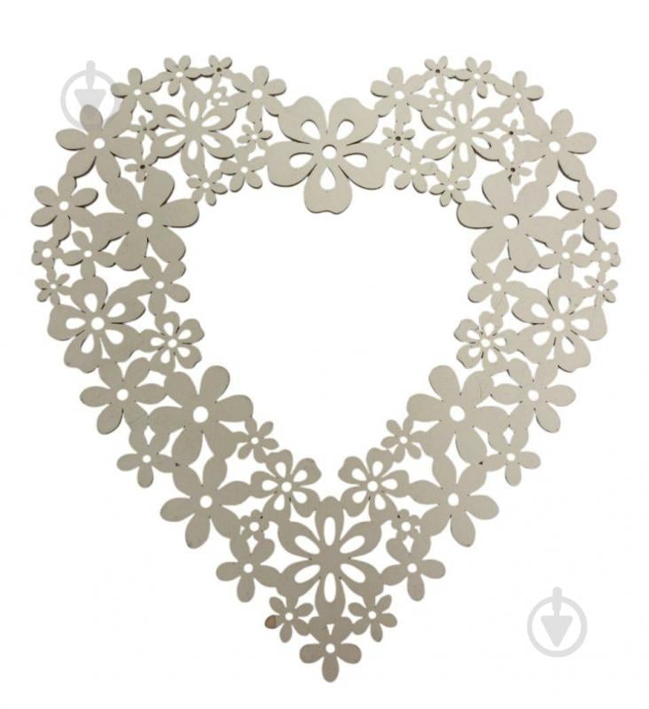 Декор Сердце МДФ-65 Аплі Краплі - фото 1