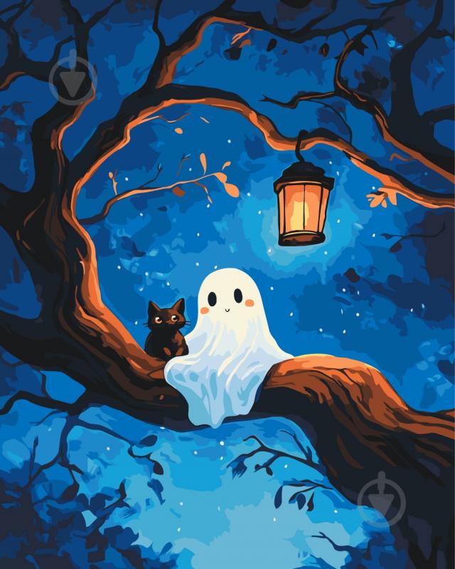 Картина за номерами Хелловінські друзяки 40x50 см Brushme - фото 1