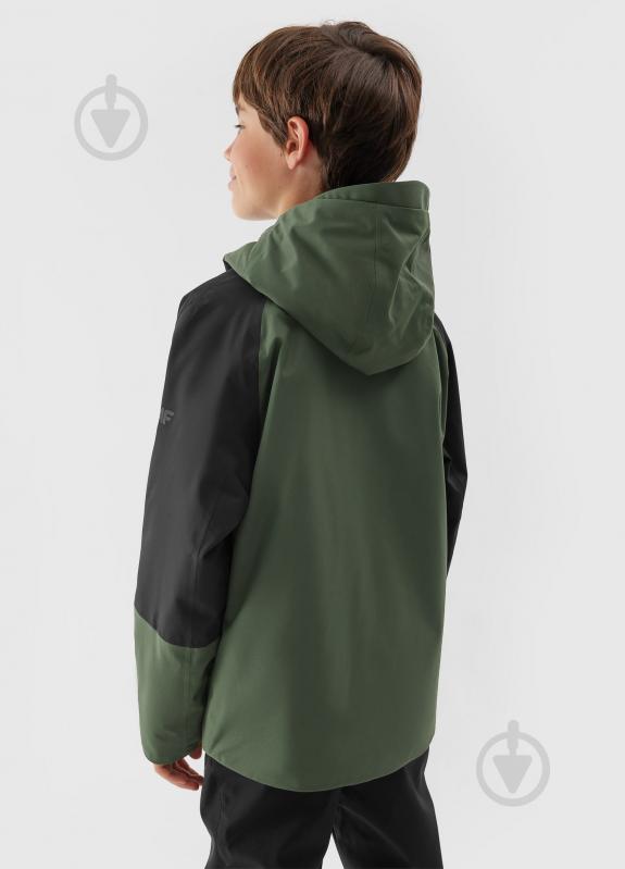 Куртка для хлопчиків 4F TECHNICAL JACKET M281 4FJAW23TTJAM281-43S р.152 хакі - фото 5