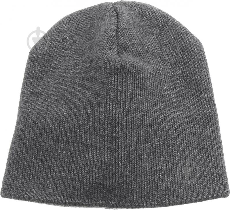 Шапка напіввовняна серый - фото 1