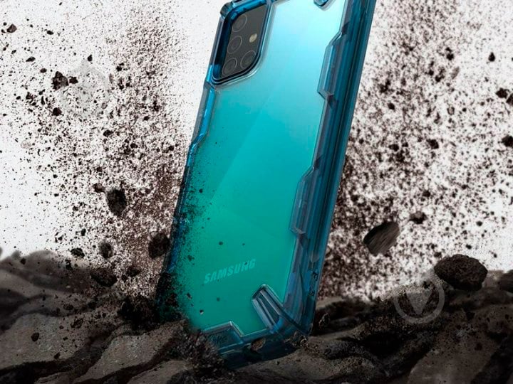 Чохол Ringke Fusion X для Samsung Galaxy A71 2019 Spacle Blue (RCS4695) - фото 6