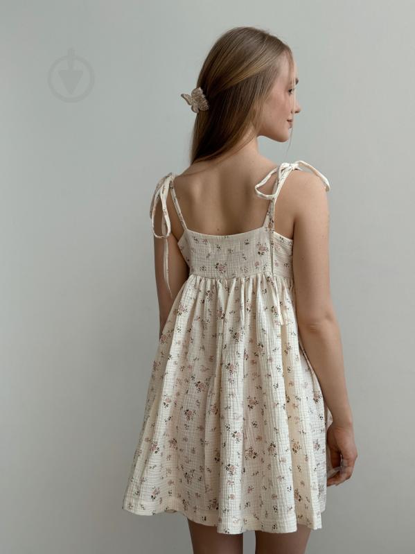 Сарафан MISO роза р. L молочный - фото 2 Сарафан MISO роза р. L молочный - фото 2