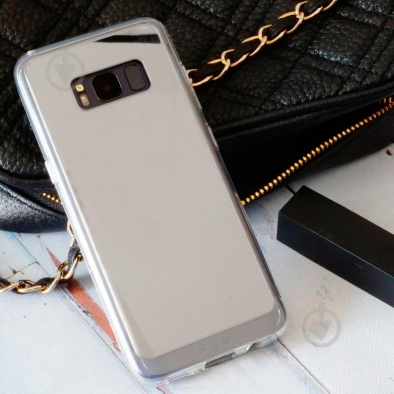 Чехол Ringke Fusion Mirror для Samsung Galaxy S8 Plus Silver (RCS4385) - фото 3