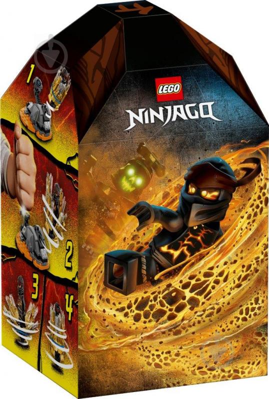 Конструктор LEGO NINJAGO Турбо спін-джитсу – Коул 70685 - фото 1