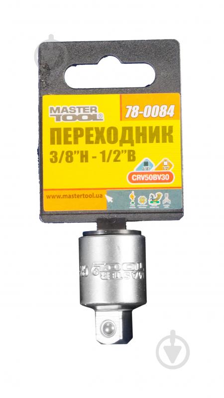 Переходник MasterTool 3/8"(F)×1/2"(M) 78-0084 - фото 2