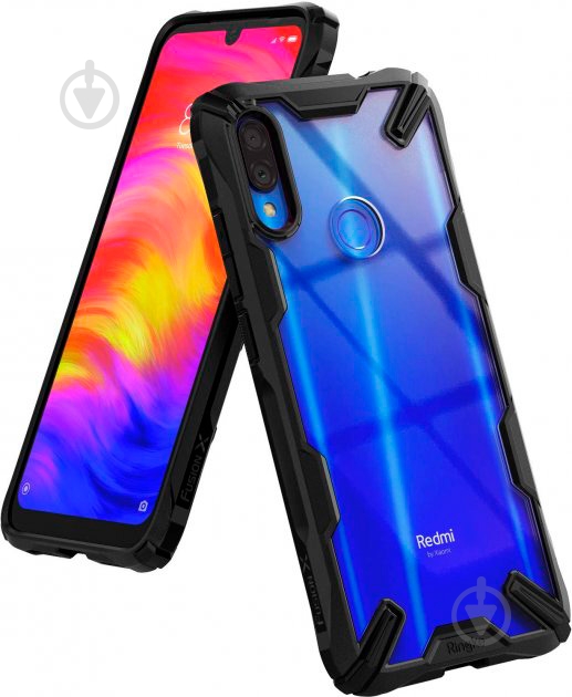 Чехол Ringke Fusion X Black для Xiaomi Redmi Note 7 - фото 2