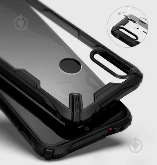 Чехол Ringke Fusion X Black для Xiaomi Redmi Note 7 - фото 3