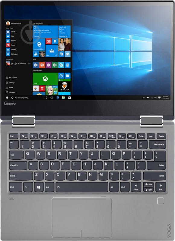 Ноутбук Lenovo Yoga 720-13IKB 13.3" (81C300A2RA) iron grey - фото 6