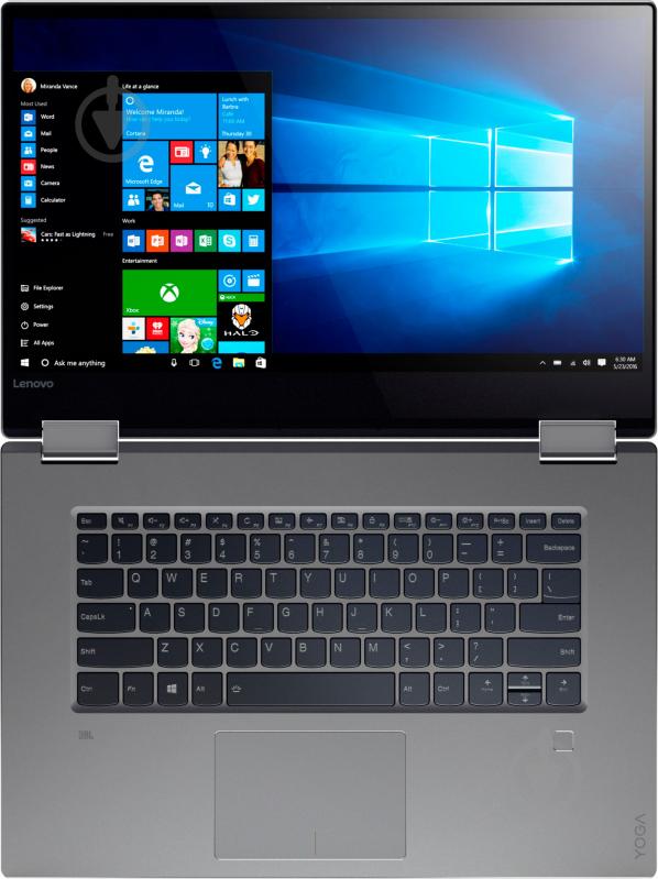 Ноутбук Lenovo Yoga 720-15IKB 15.6" (80X700AVRA) platinum - фото 5