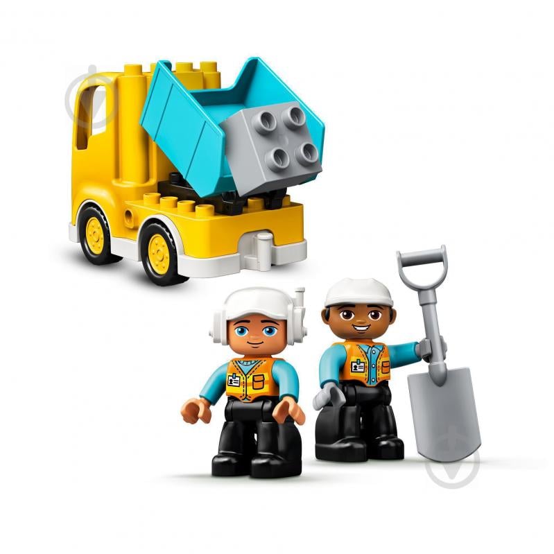 Конструктор LEGO DUPLO Грузовик и гусеничный экскаватор 10931 - фото 11