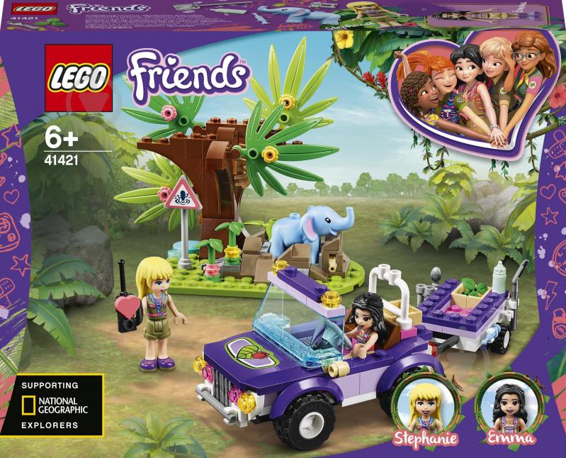 Конструктор LEGO Friends Джунгли: спасение слонёнка 41421 - фото 1