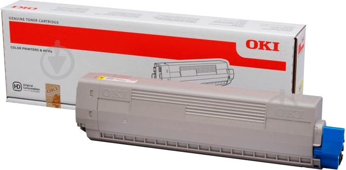 Тонер-картридж OKI 44844505 Toner-Y-C831/841-10K yellow - фото 1