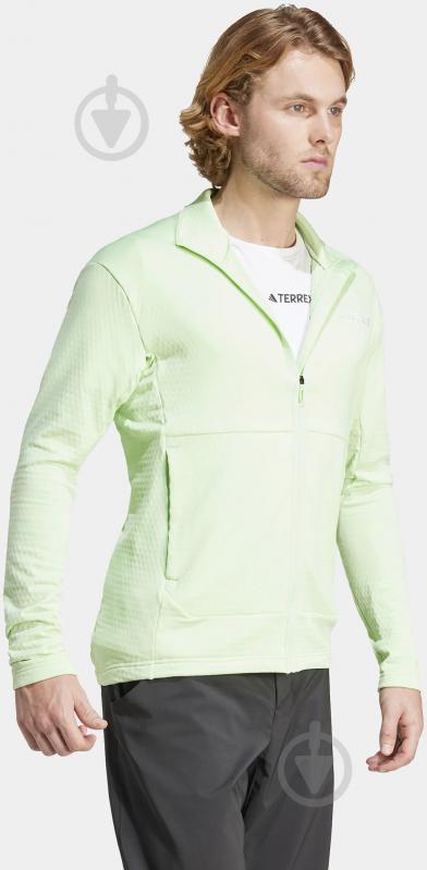 Джемпер Adidas MT LT FL FZ JA IQ3741 р.2XL зеленый - фото 3