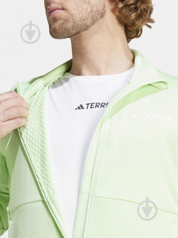 Джемпер Adidas MT LT FL FZ JA IQ3741 р.2XL зеленый - фото 4