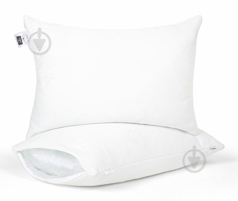 Подушка №832 Julia Hand Made шерстяная упругая MirSon 60x60 см белый - фото 2