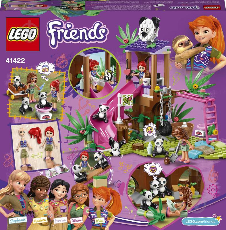 Конструктор LEGO Friends Будиночок панди на дереві в джунглях 41422 - фото 8