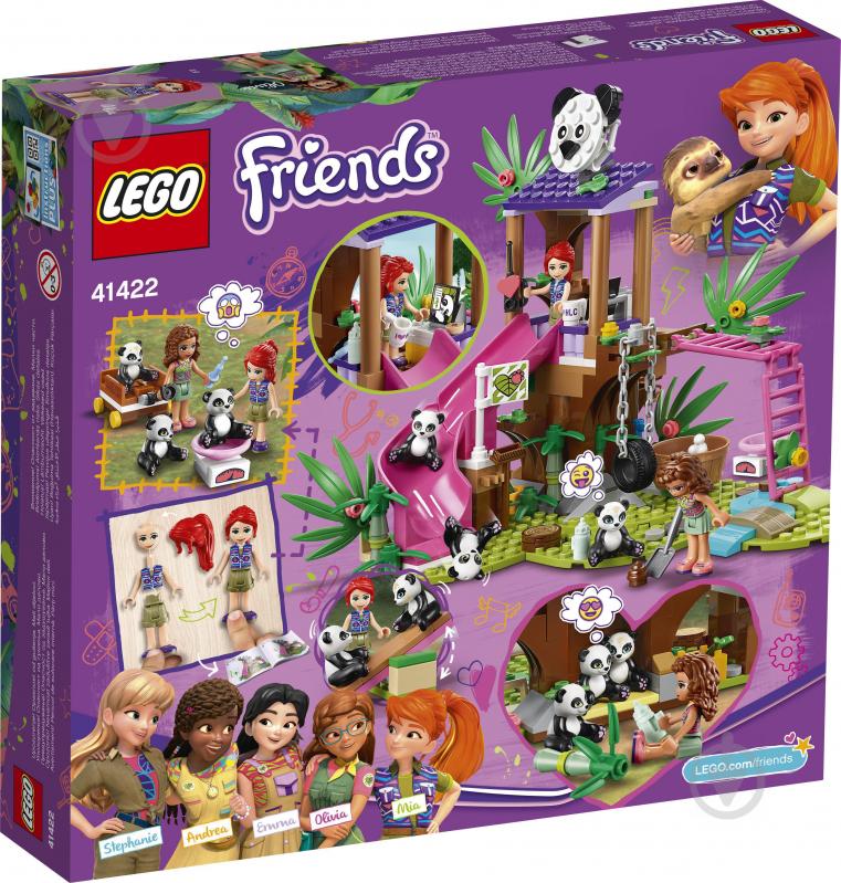 Конструктор LEGO Friends Будиночок панди на дереві в джунглях 41422 - фото 14