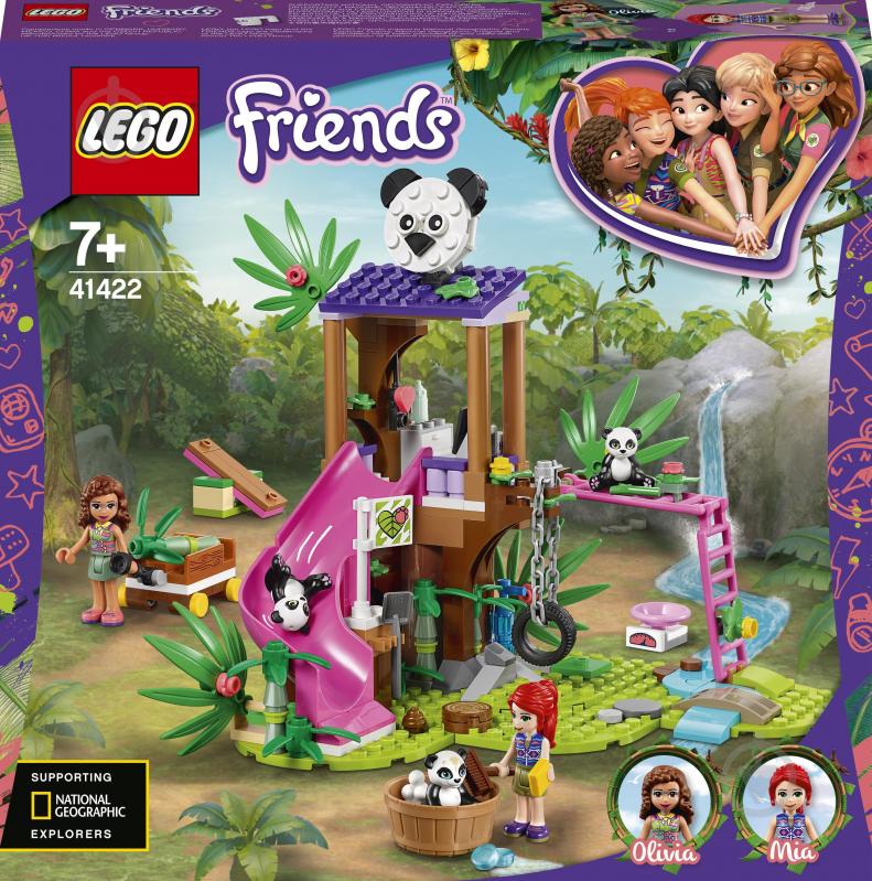 Конструктор LEGO Friends Будиночок панди на дереві в джунглях 41422 - фото 1