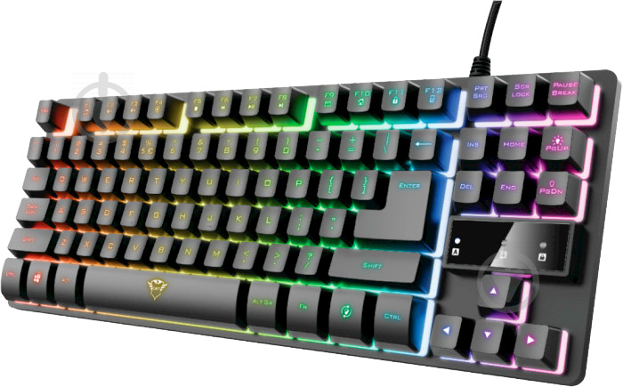 Клавиатура Trust Gaming GXT 833 Thado TKL (23724) black - фото 2