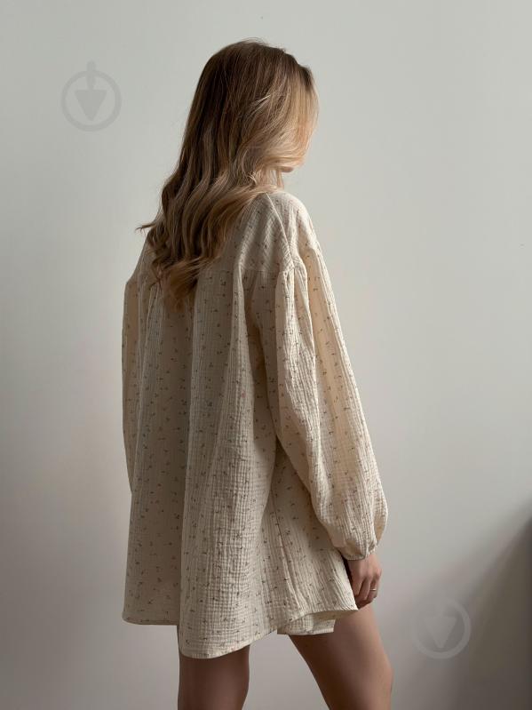 Рубашка MISO ромашка 15264 р. M ваниль - фото 2