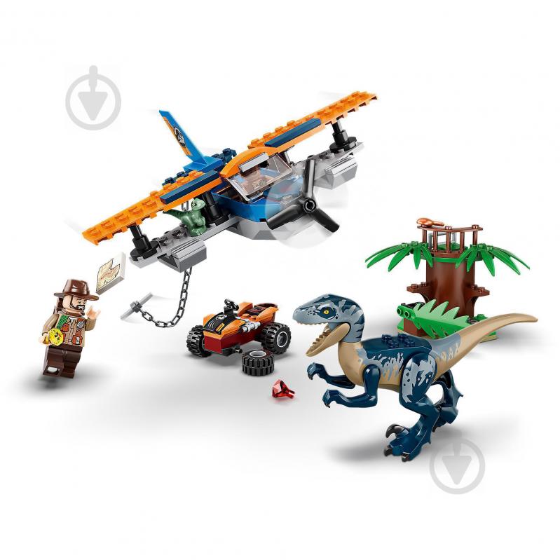 Конструктор LEGO Jurassic World Велоцираптор: спасение на биплане 75942 - фото 4