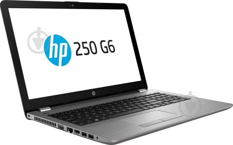 Ноутбук HP 250 G6 15,6" (2EV91ES) silver - фото 2