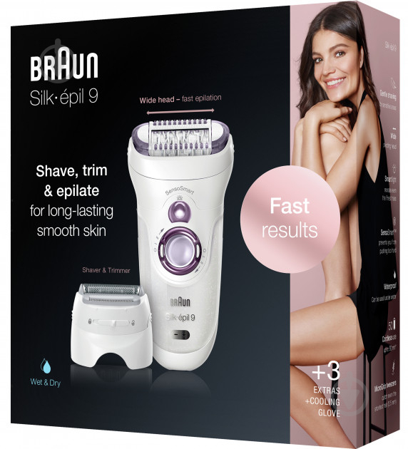 Епілятор Braun Silk epil 9 SES 9/710 - фото 3