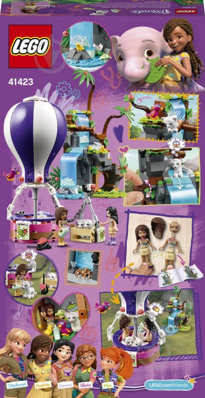 Конструктор LEGO Friends Порятунок тигра з джунглів на повітряній кулі 41423 - фото 7