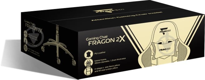 Крісло FRAGON 2X Series чорний - фото 9